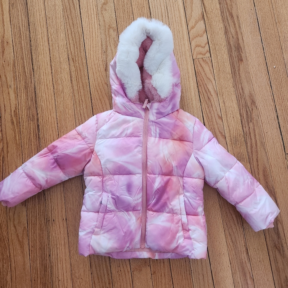 Toddler Girls TieDye Winter Jacket